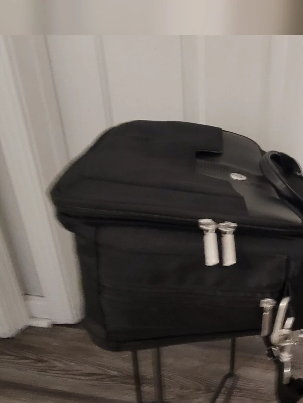HP Black Laptop Briefcase with Silver Logo Accent